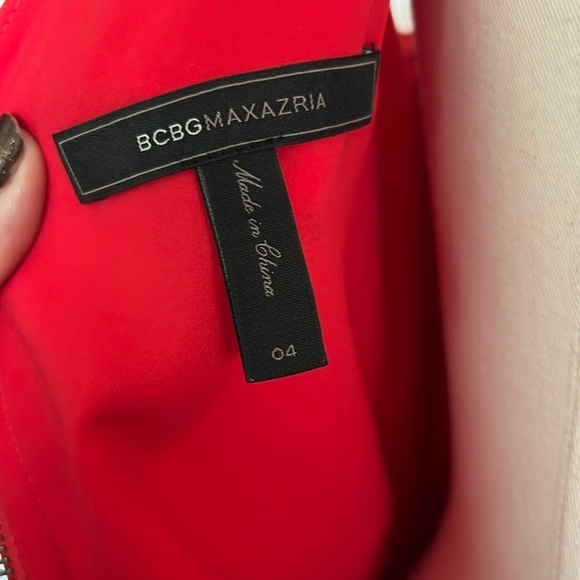 BCBGMaxAzria Sheath Red Mini Dress - Picture 5 of 6